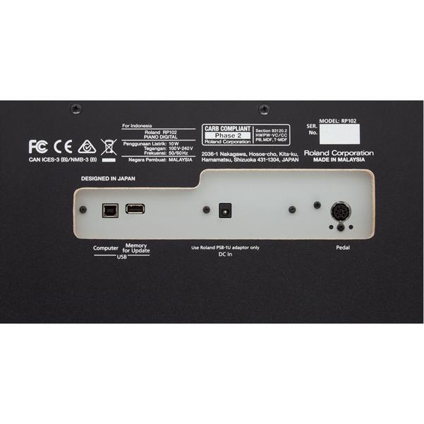 Roland RP102 Digital Piano - Black - Image 4