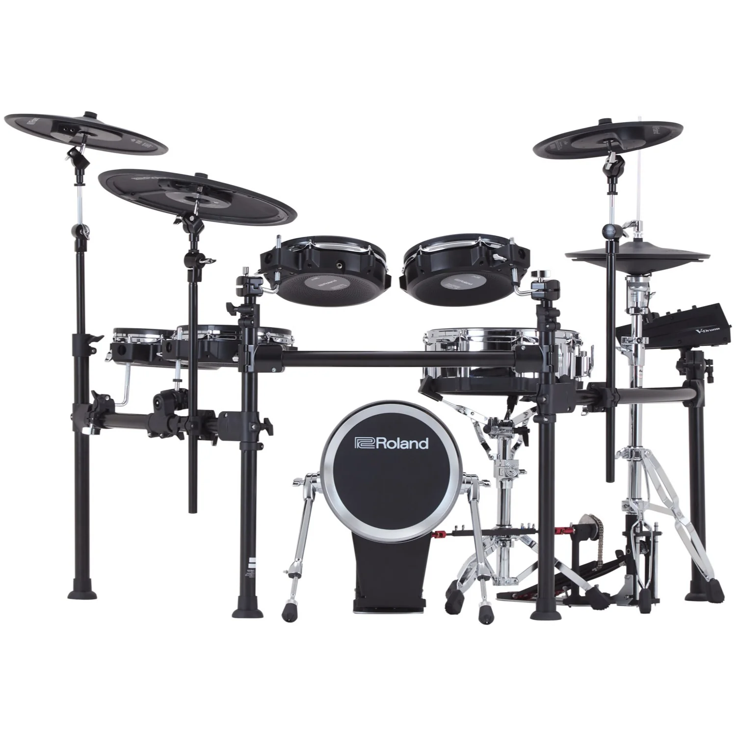 Roland TD-713 V-Drum 7 Series Electronic Drum Kit with Stand and Drum Pad