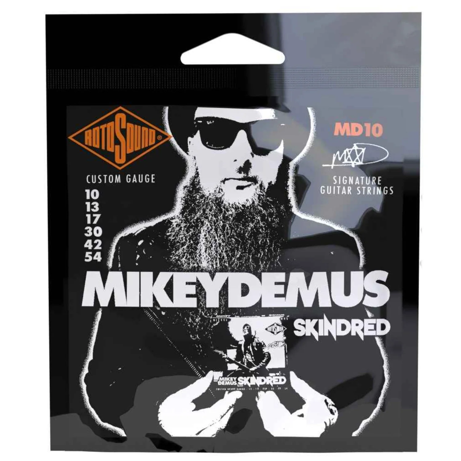 Rotosound MD10 Mikey Demus Signature Electric Guitar String Set