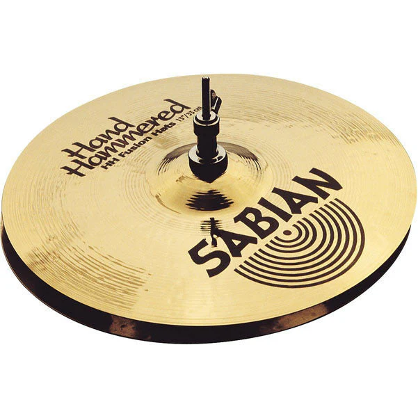 Sabian Hand Hammered Fusion Hi-Hat Cymbals 13 Inches