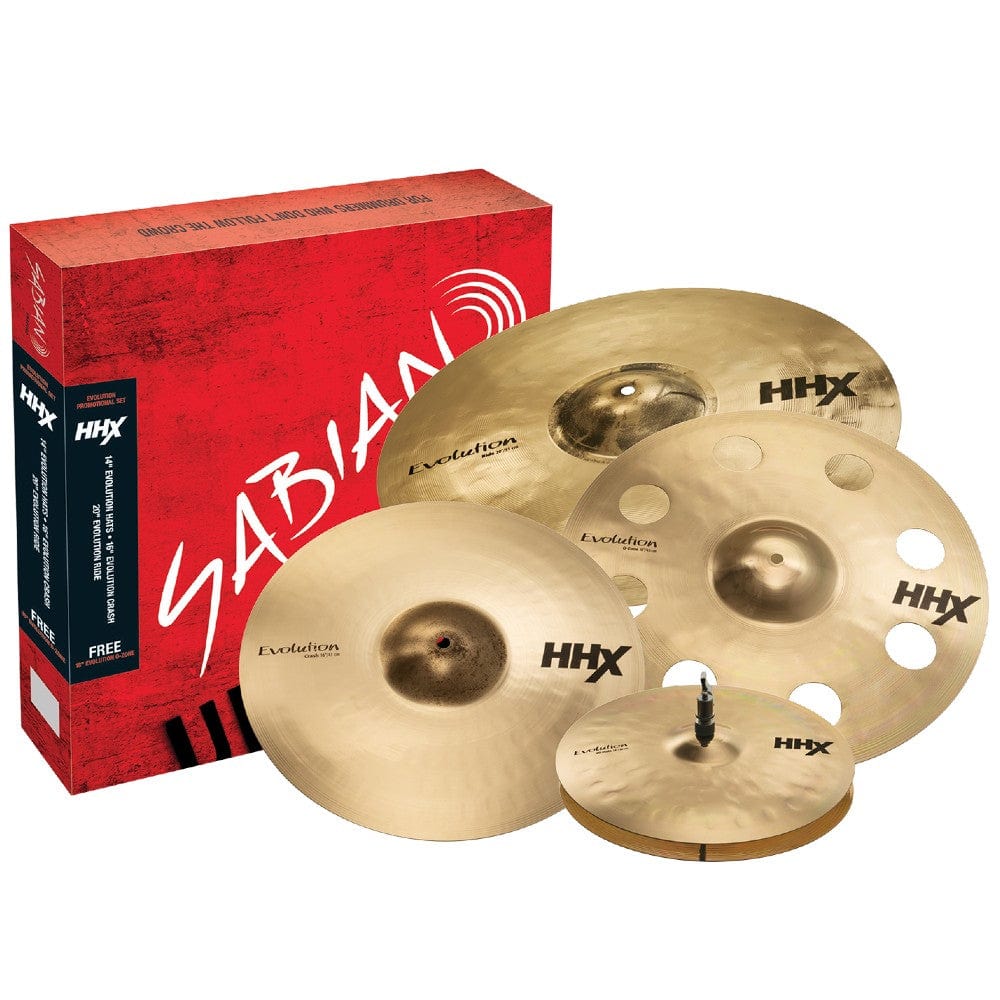Sabian HHX Evolution Promotional Set Cymbals