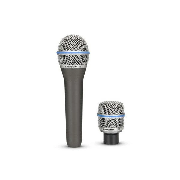 Samson CS Series Handheld Microphone with CS1 Vocal and CS2 Instrument Capsules