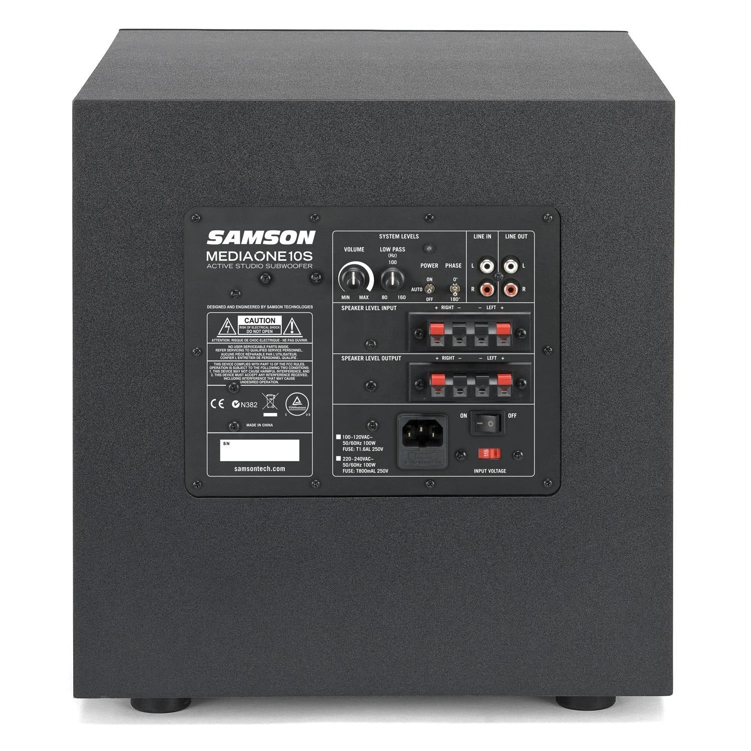 Samson MediaOne 10S Active Studio Subwoofer - Image 3