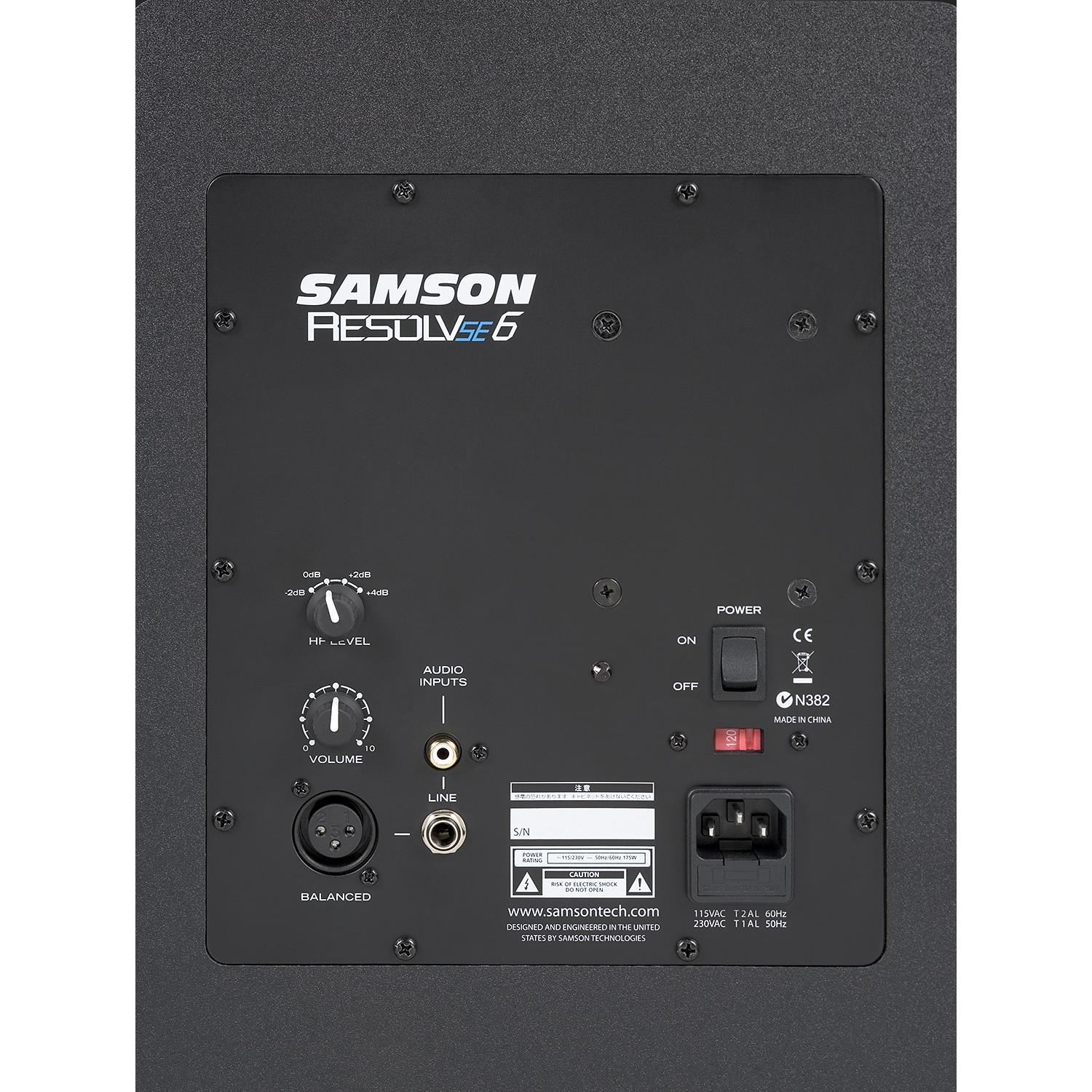 Samson Resolv SE6 2-Way Active Studio Reference Monitor - Single - Image 2