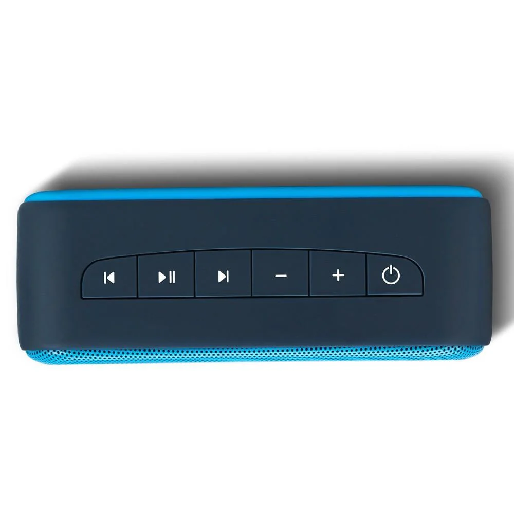 Saregama Carvaan Mini MS Subbulakshmi- Portable Music Player With Bluetooth/FM/AM/AUX- Aqua Blue - Image 4