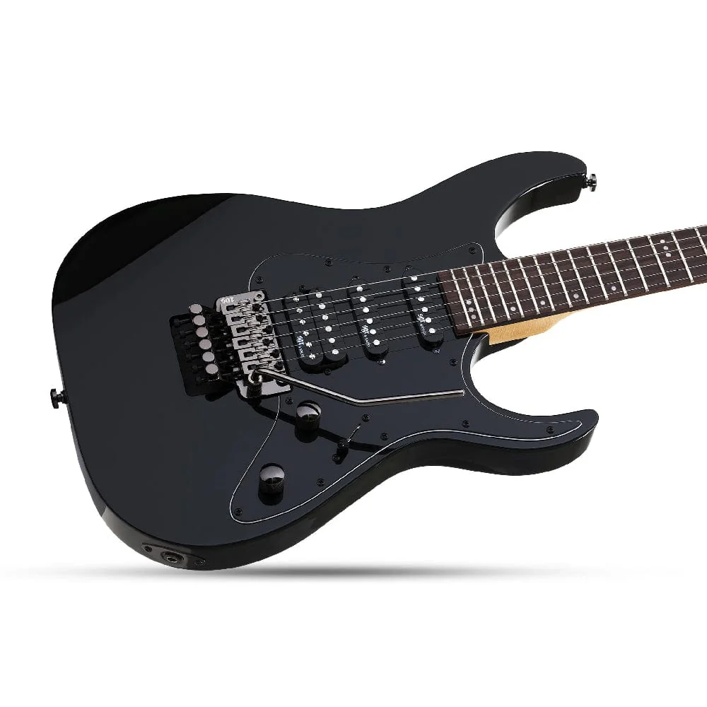 Schecter Banshee-6 FR SGR 6-String Electric Guitar With Gig Bag- Gloss Black - Image 3
