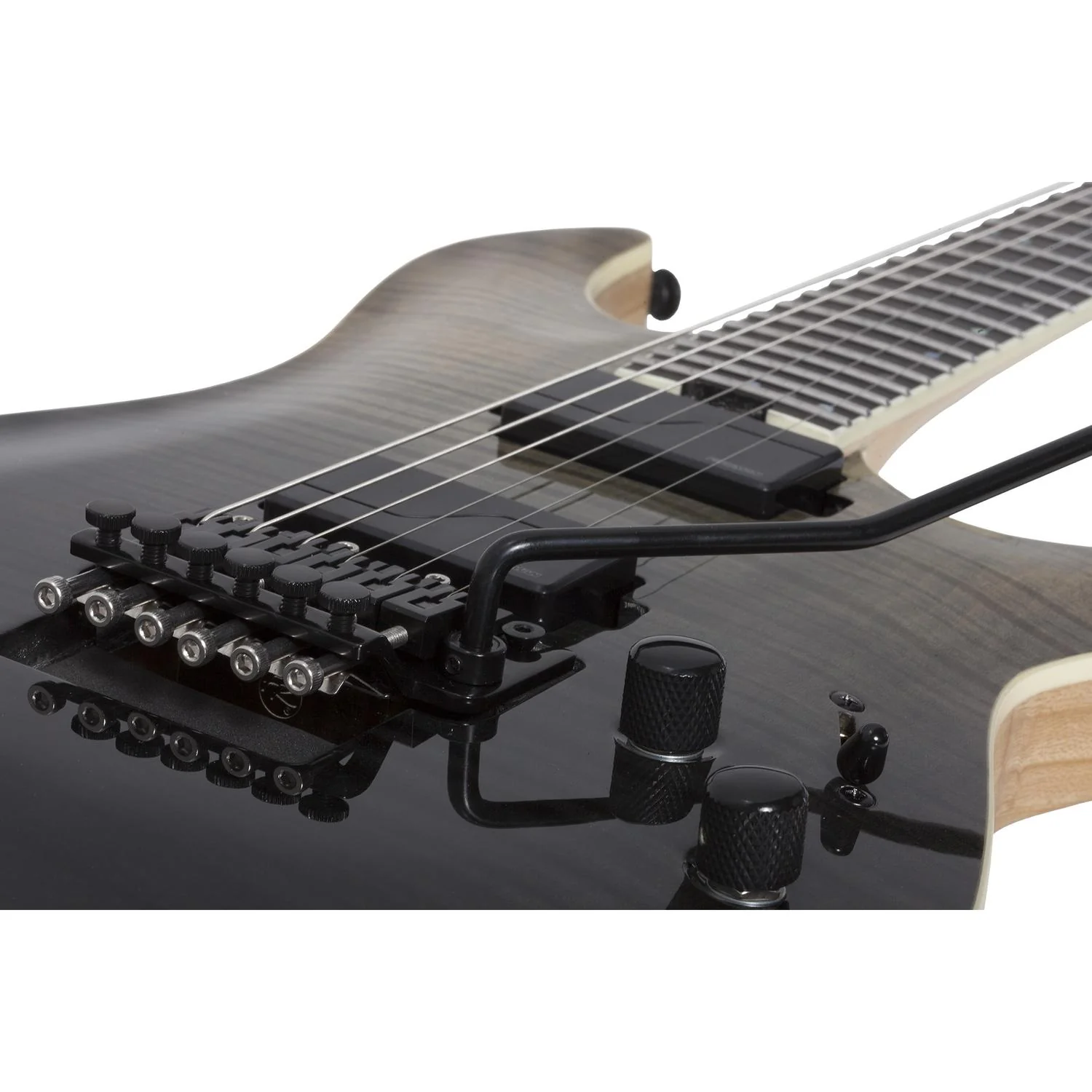 Schecter C-1 FR S SLS Elite 6 Strings Electric Guitar- Black Fade Burst - Image 11