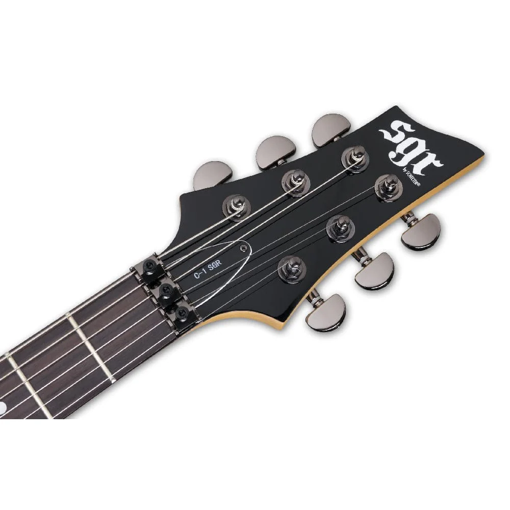 Schecter C1 FR SGR 6 String Electric Guitar With Gig Bag - Image 12