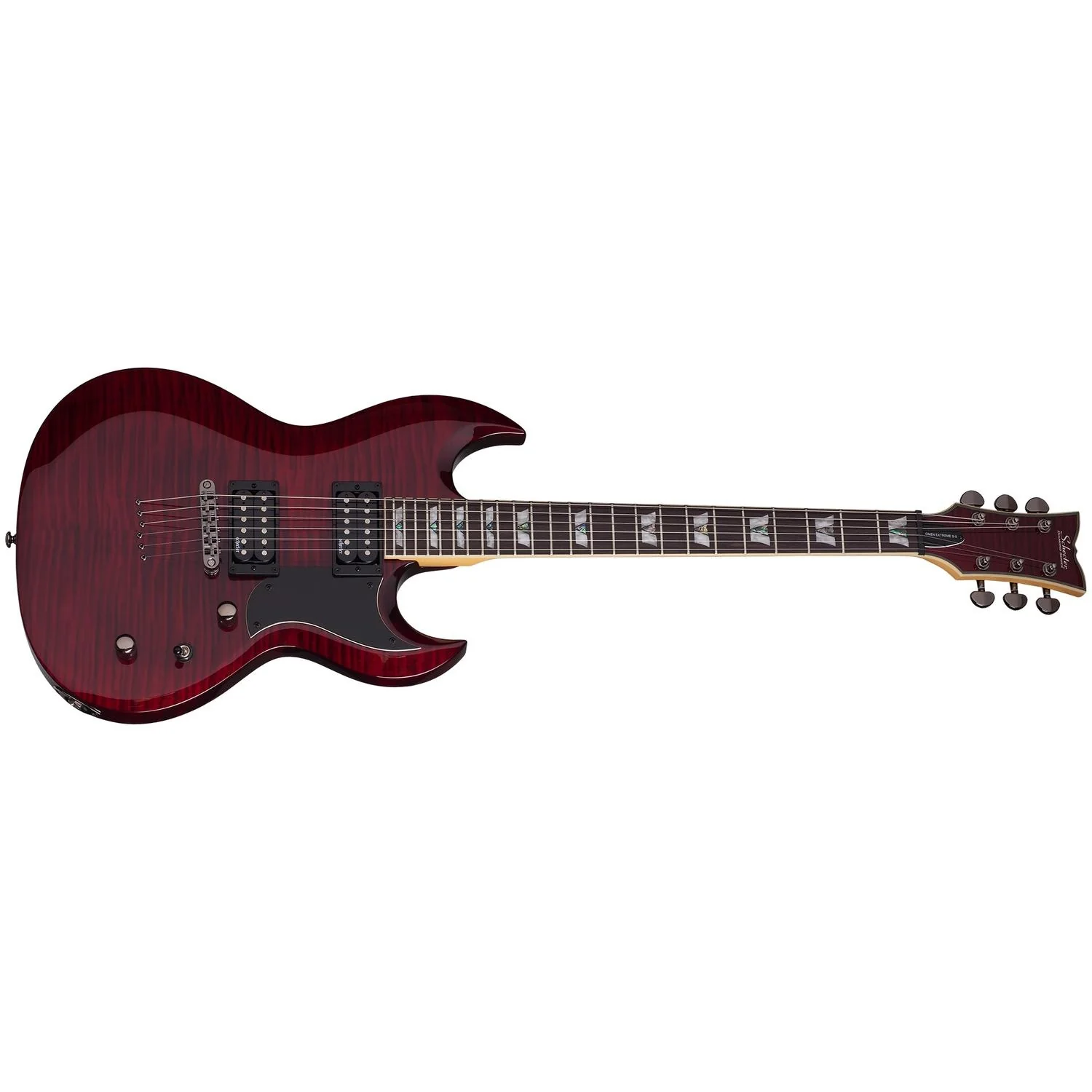 Schecter S-II Omen Extreme Solid Body 6-String Electric Guitar - Image 3