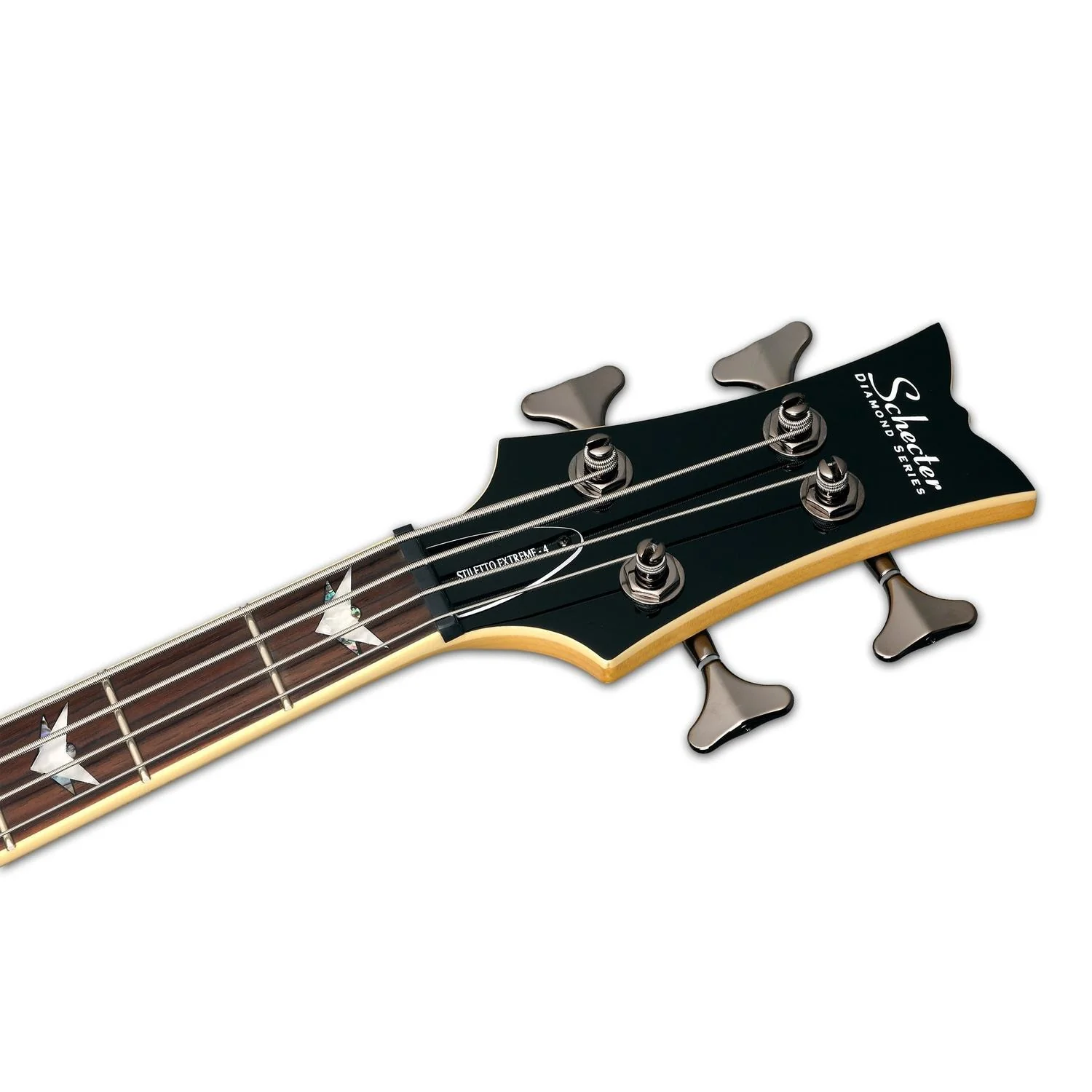 Schecter Stiletto Extreme-4 4-String Bass Guitar - See Thru Black - Image 6