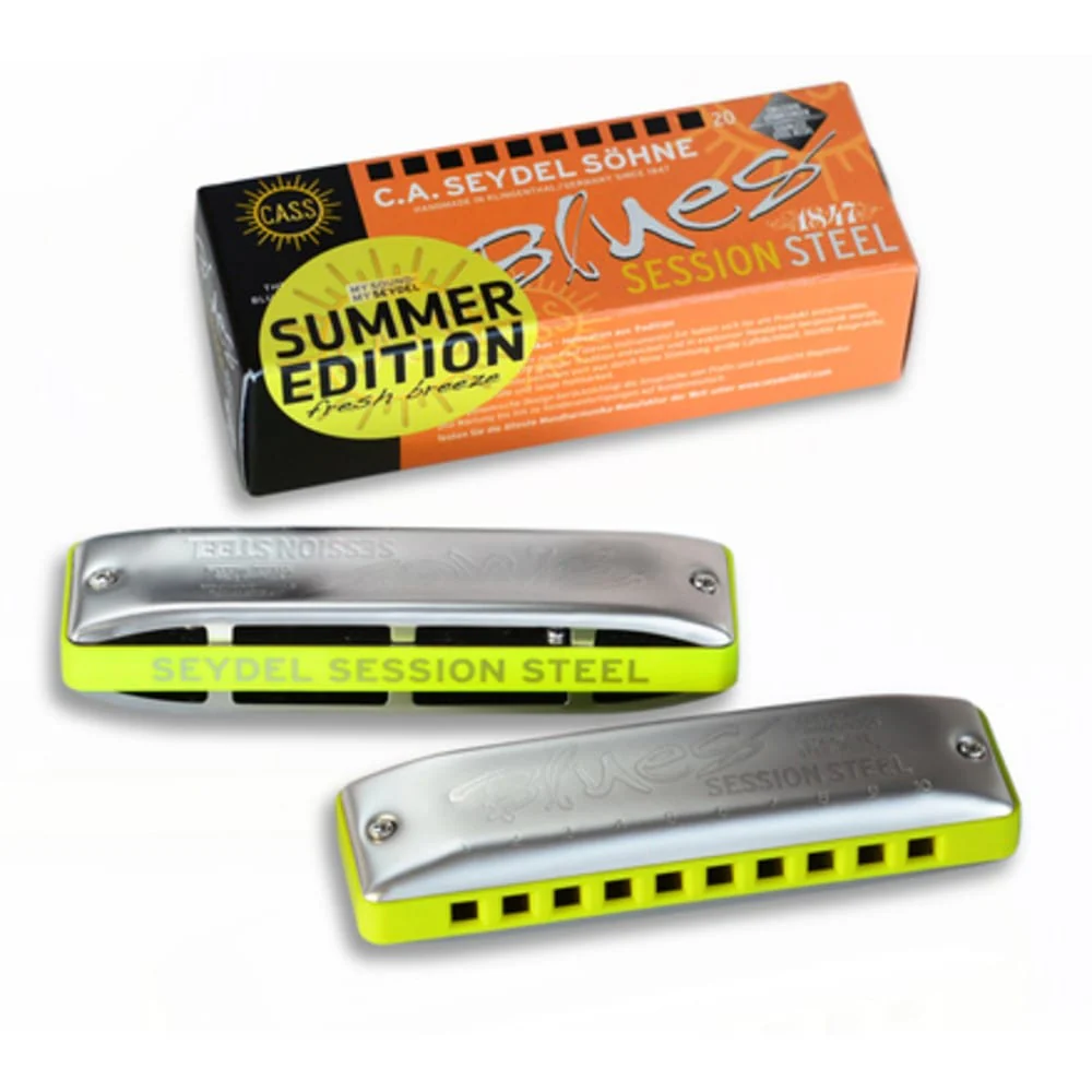 Seydel 10301_S Summer Edition Session Steel Standard Richter Blues Harmonica