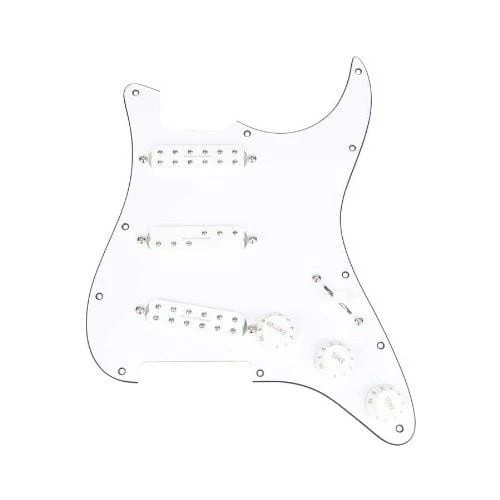 Seymour Duncan 11550-03W Everything Axe Prewired Pick Guard for Strat