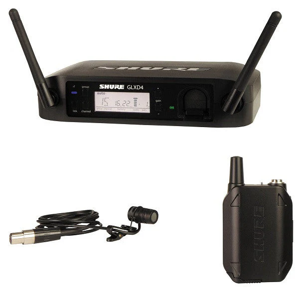 Shure GLXD14/85-Z2 Wireless Lavalier System, Band Z2 (2.4 GHz)