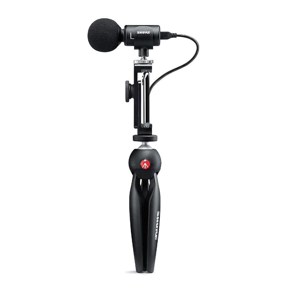 Shure MV88 Plus Video Kit With Digital Stereo Condenser Microphone- Black - Image 2