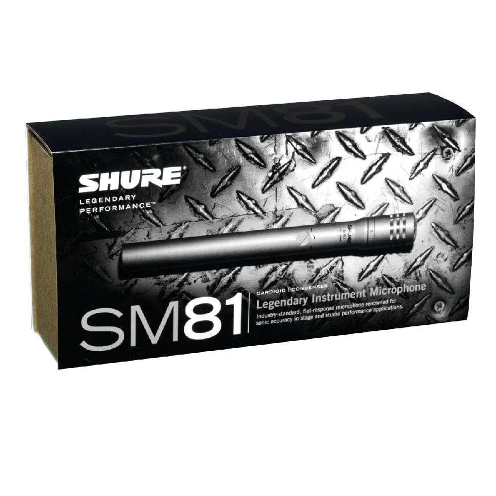 Shure SM81 LC-X Condenser Instrument Microphone - Image 3