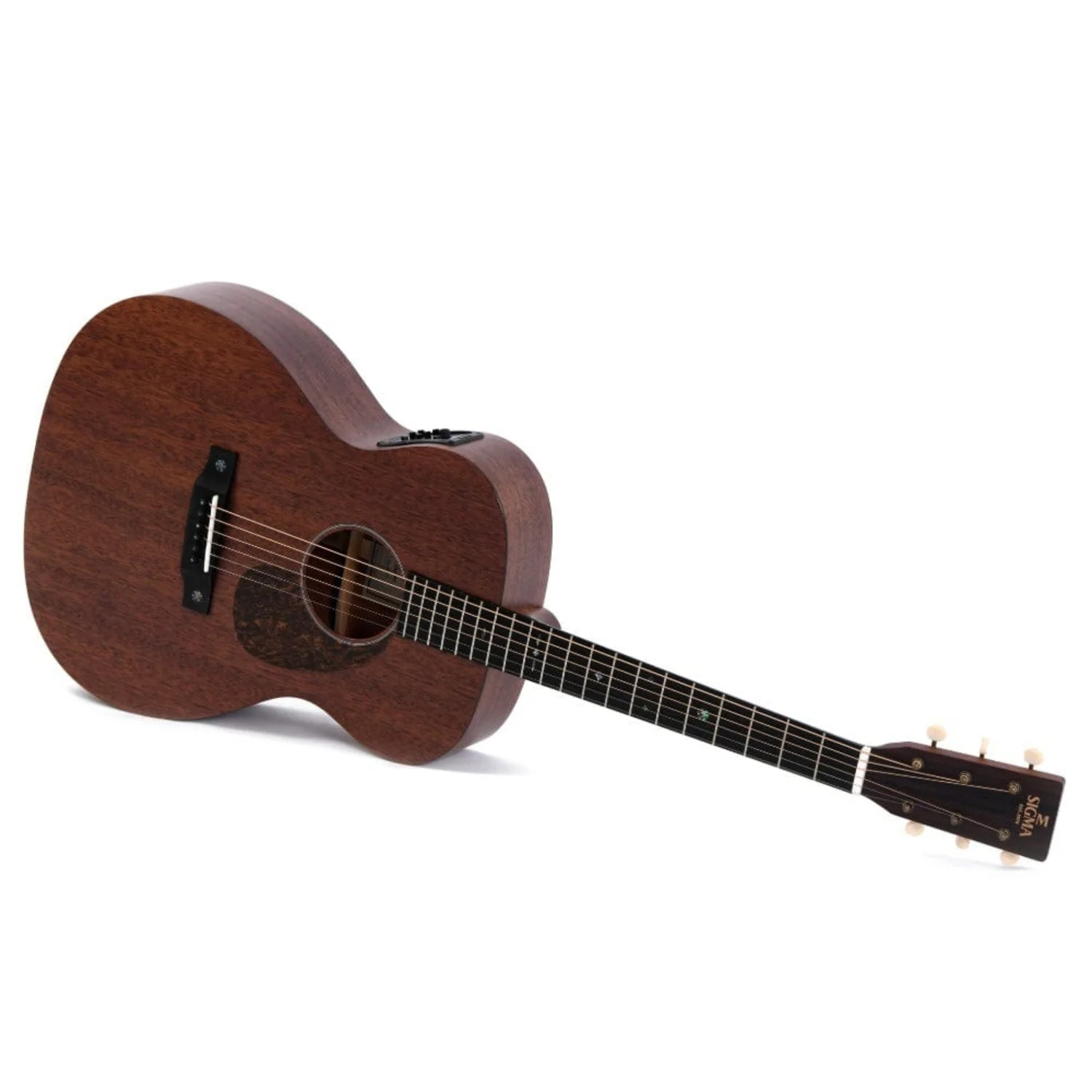 Sigma SOOOM-15E 6 String Electro Acoustic Guitar with Case - Image 2