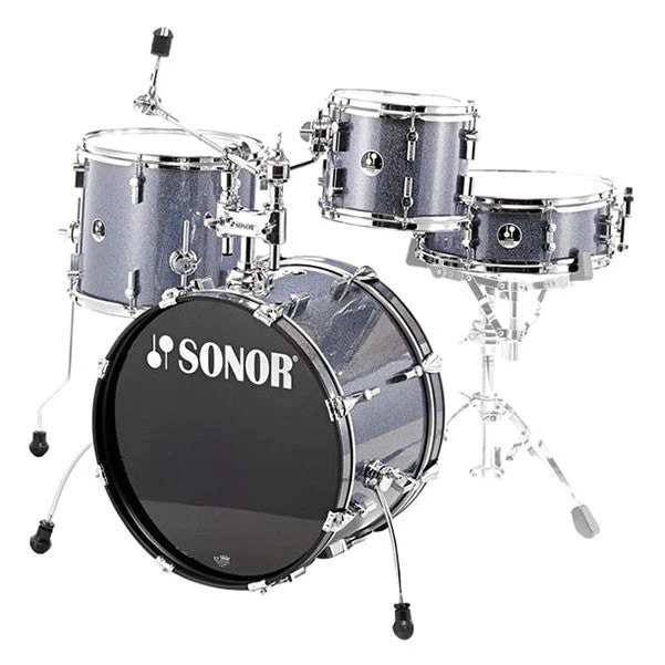 Sonor SSE 13 Player Special Edition Acoustic Drum Shell Set - Black Galaxy Sparkle