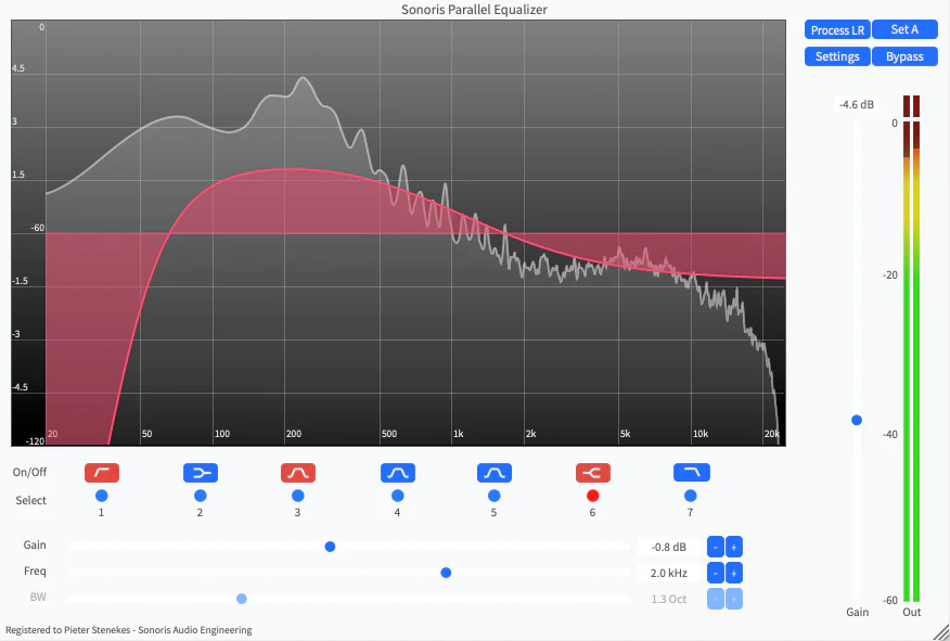 Sonoris Parallel Equalizer: Parallel Equalizer – Professional Audio Software & Plugin