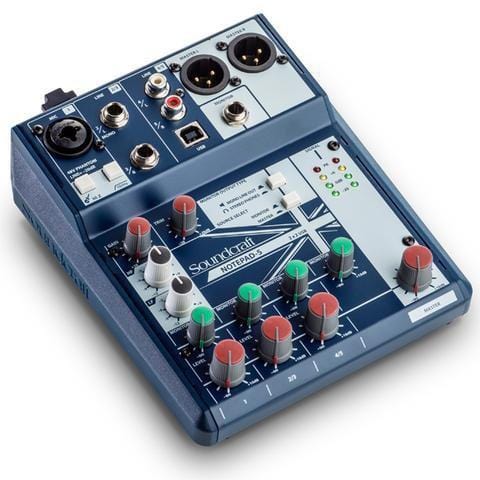 Soundcraft Notepad 5 5 Channel Desktop Analog Mixer with USB - Image 2
