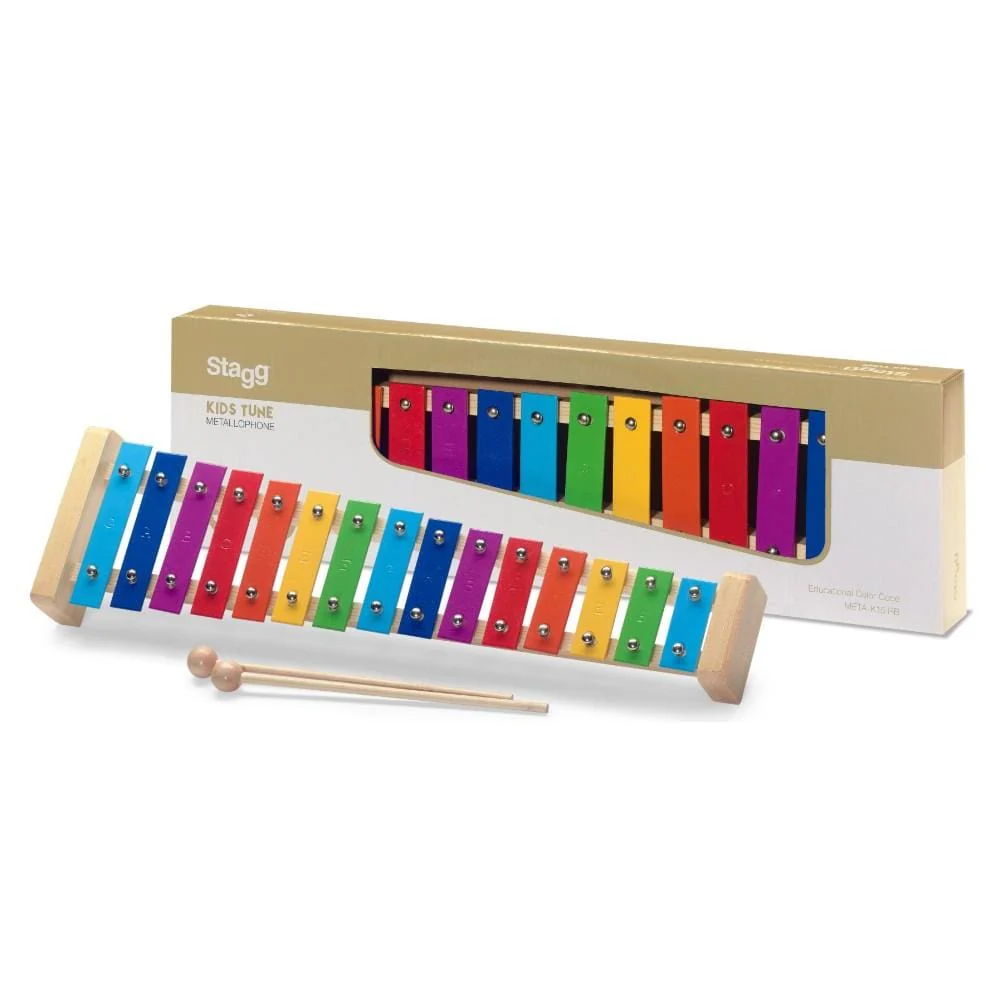 Stagg META-K15 RB 15 Rainbow Keys Metallophone