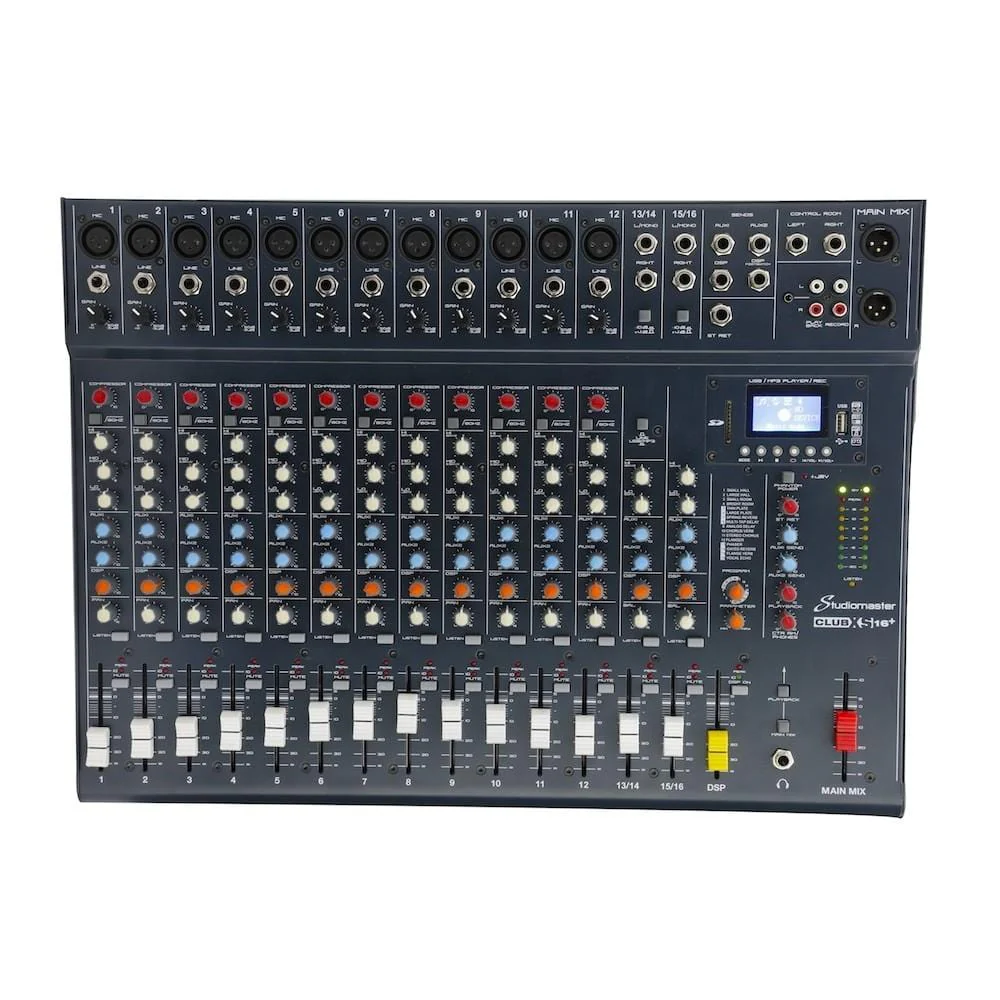 Studiomaster Club XS 16+ 16 Input Channel Analog Mixer