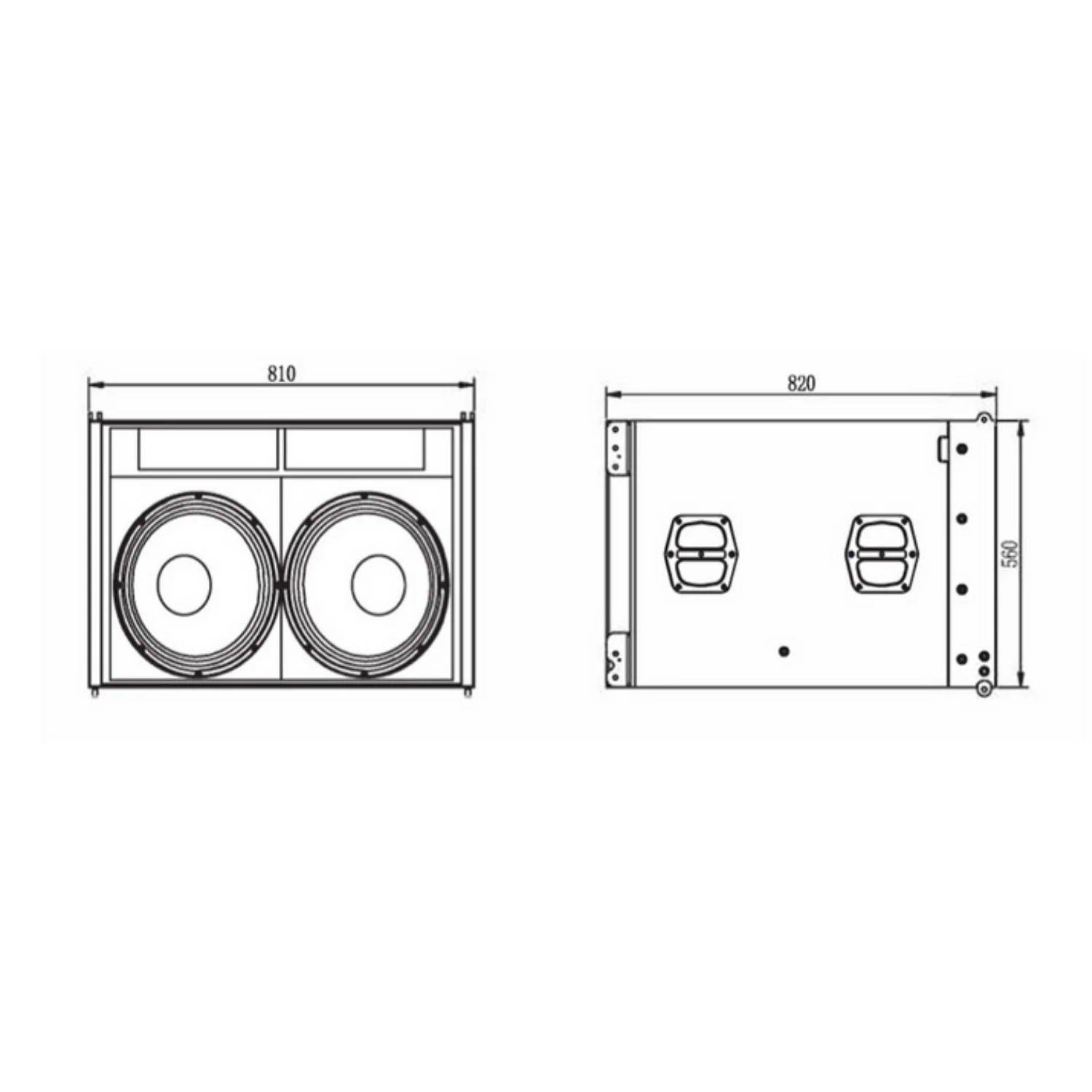 Studiomaster V10SA Active LF Non Water Proof Line Array Woofer - Image 4