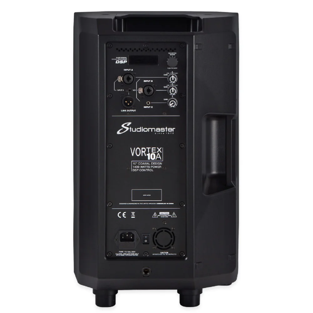 Studiomaster Vortex V10A Active Hf/Mf Non-Water Proof Line Array Enclosure - Image 2