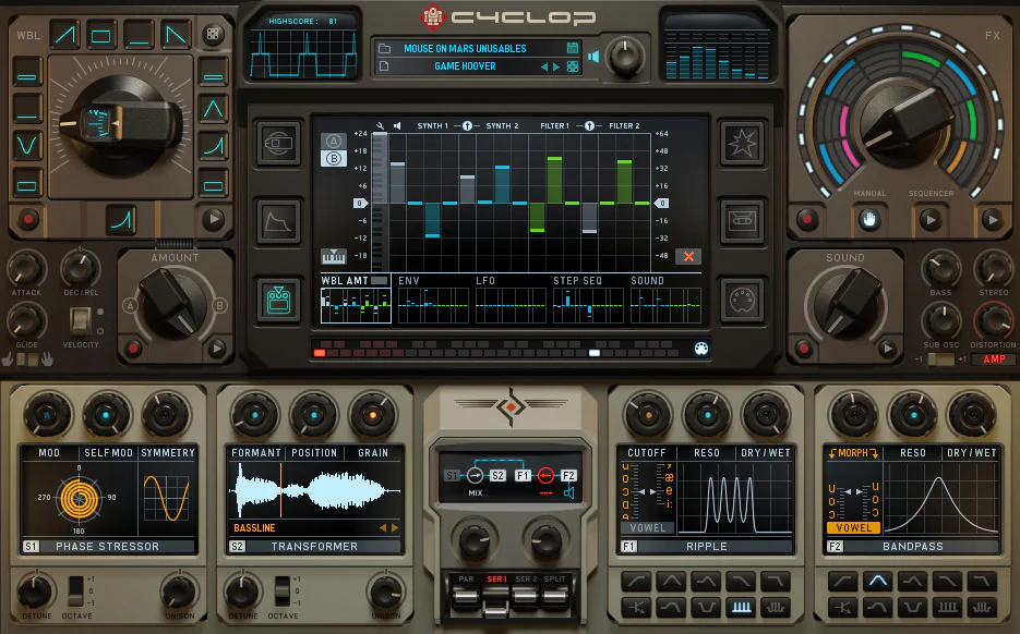 Sugar Bytes Clyop Bass Synthesizer – Professional Audio Software & Plugin