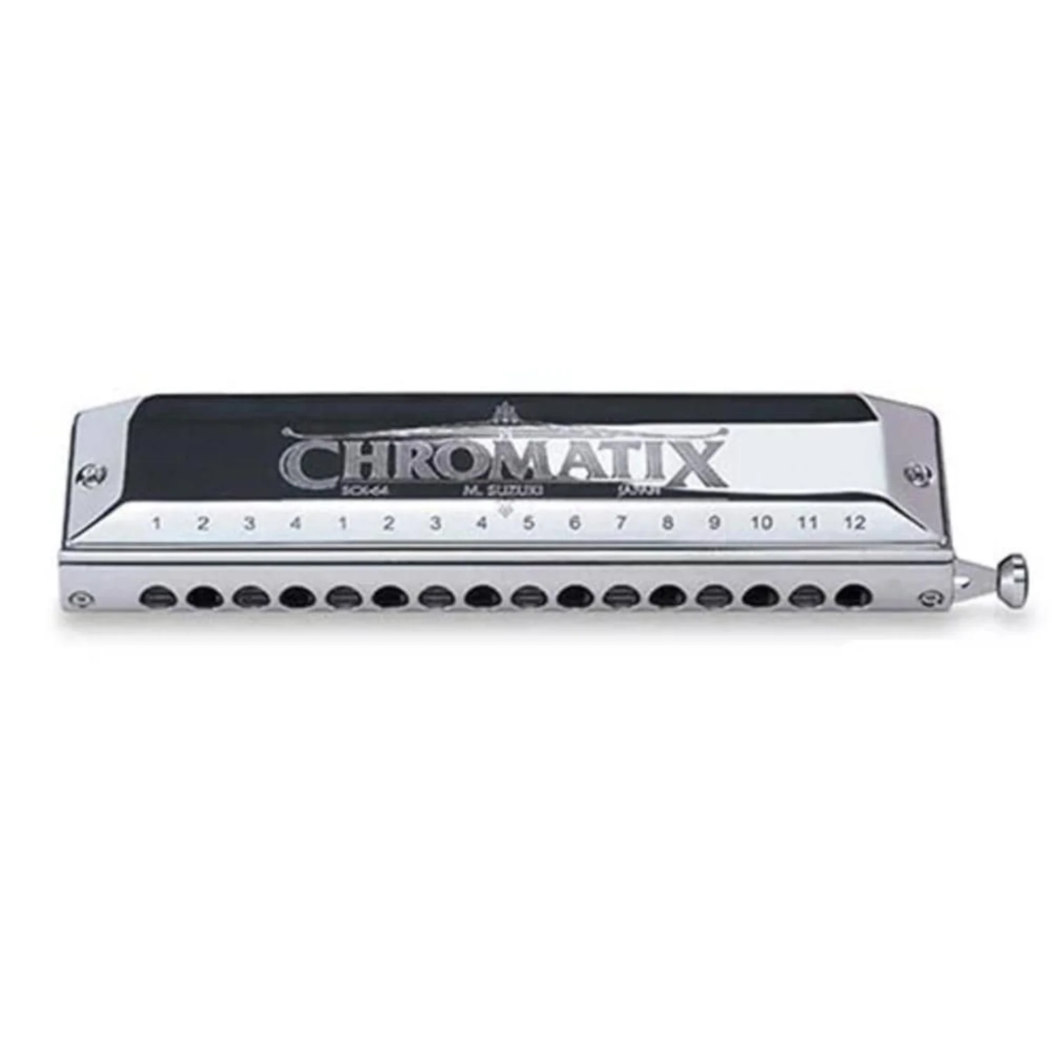 Suzuki SCX-48 Chromatic Series Deluxe Harmonica 12 Hole 48 Reeds - Image 5