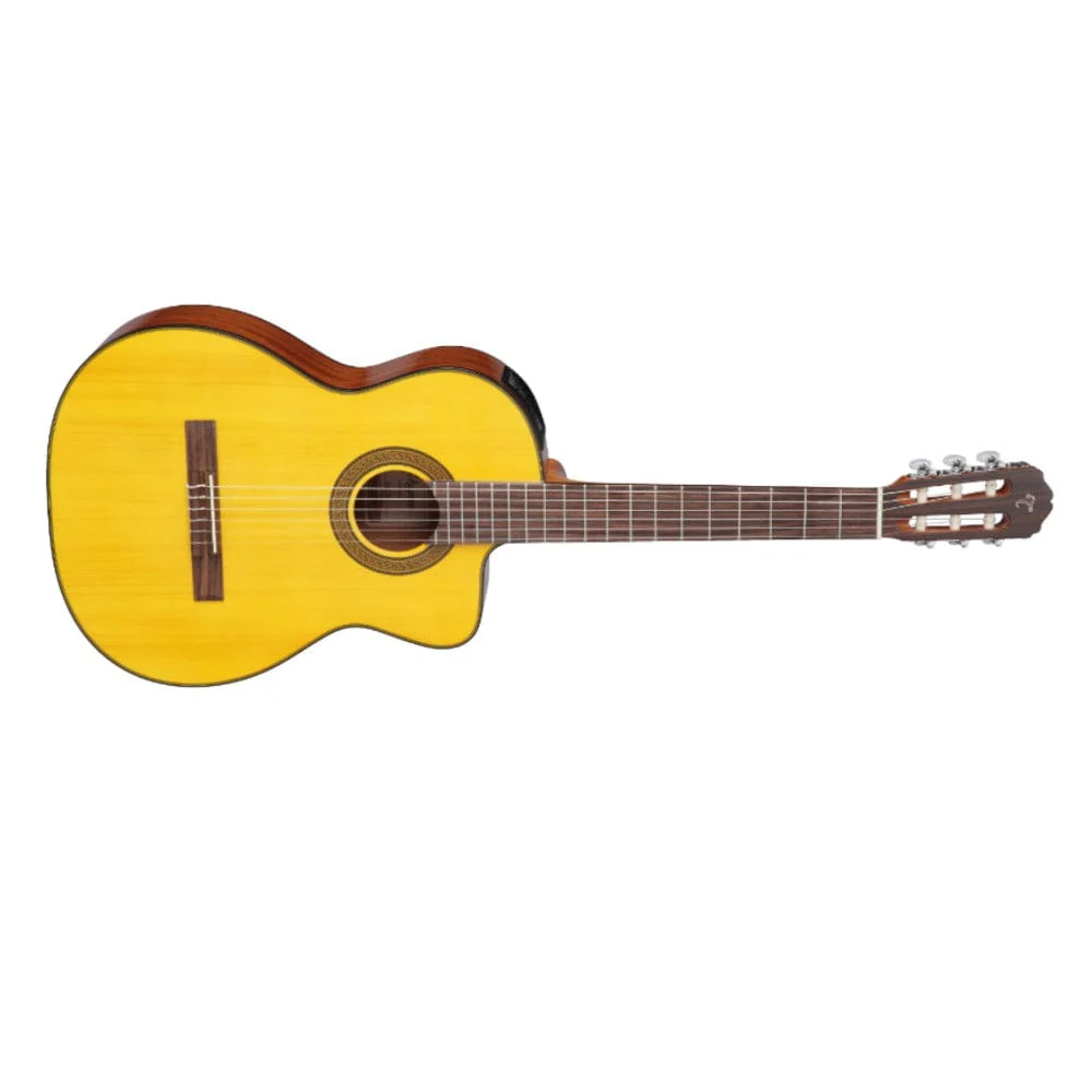 Takamine GC3CE Cutaway Solid Top Nylon String Electro Acoustic Classical Guitar - Image 2