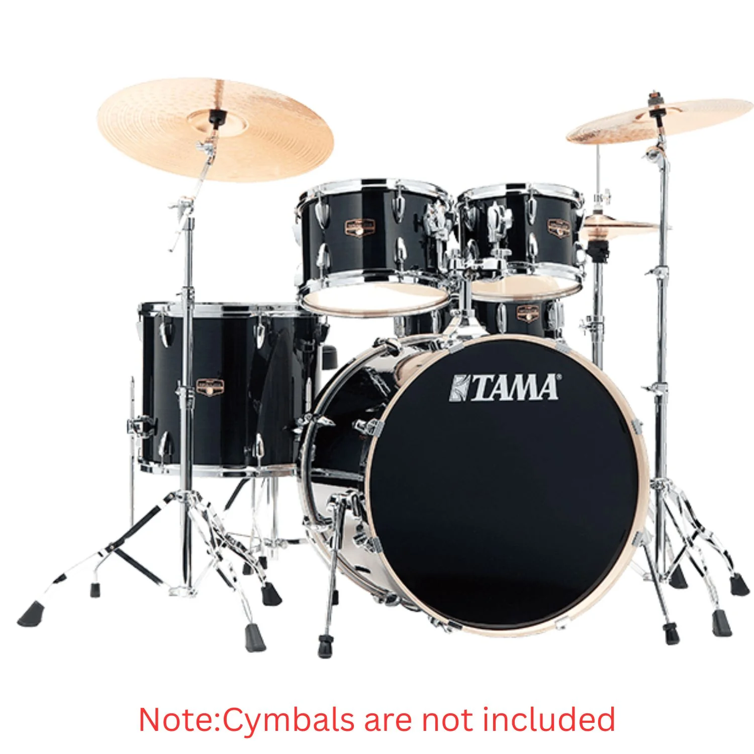 Tama IP52H6W Imperial Star 5 Piece Acoustic Drum Kit with Hardware and Drum Throne - Image 4