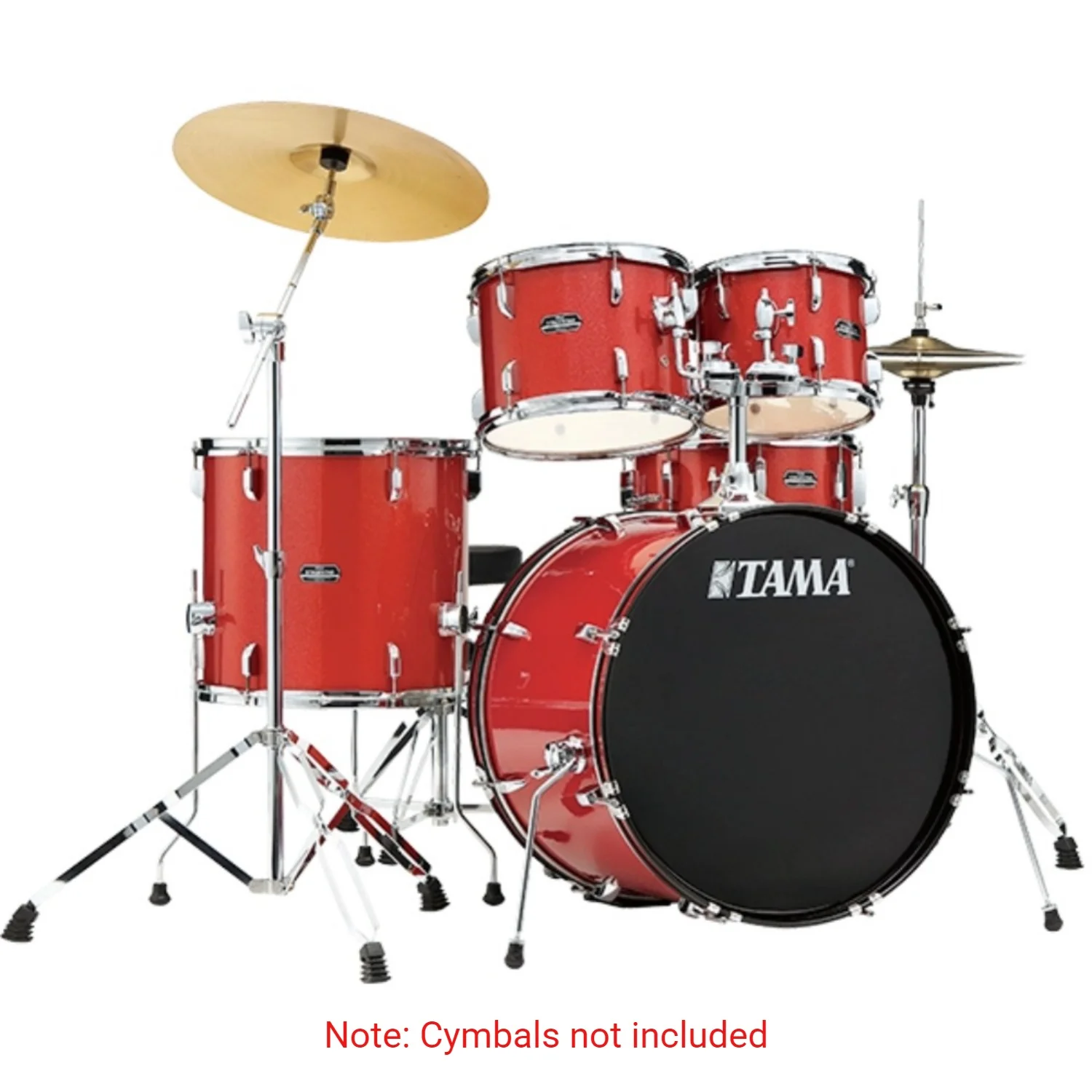 Tama ST52H5 Stagestar 5 Piece Acoustic Drum Kit with Hardware, Throne - Image 17