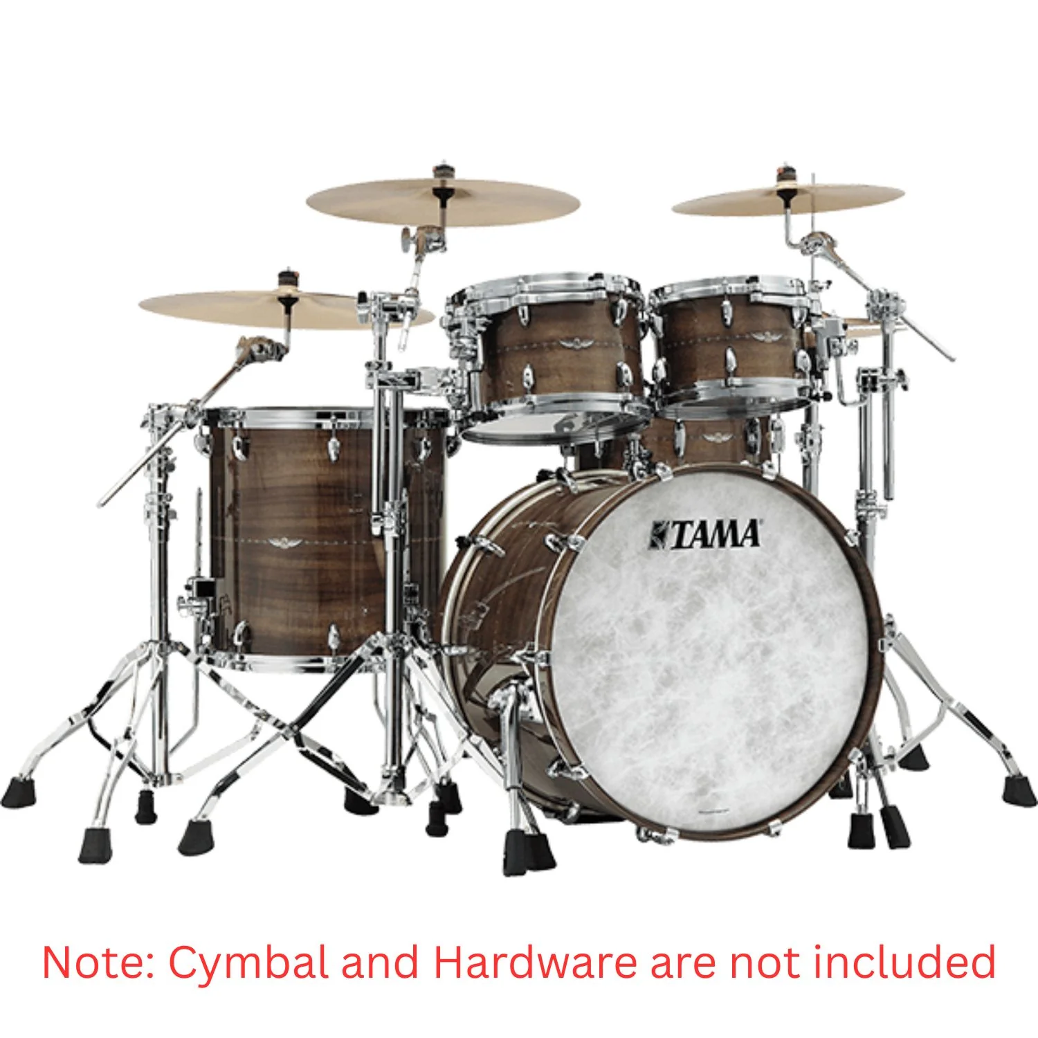 Tama STAR Bubinga 22" 5 Piece Shell Pack Acoustic Drum Kit - Image 2