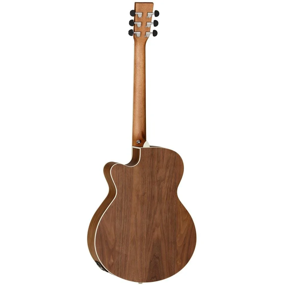Tanglewood DBTSFCEBW 6-Strings Discovery Exotic Black Walnut Electro Acoustic Guitar - Image 2