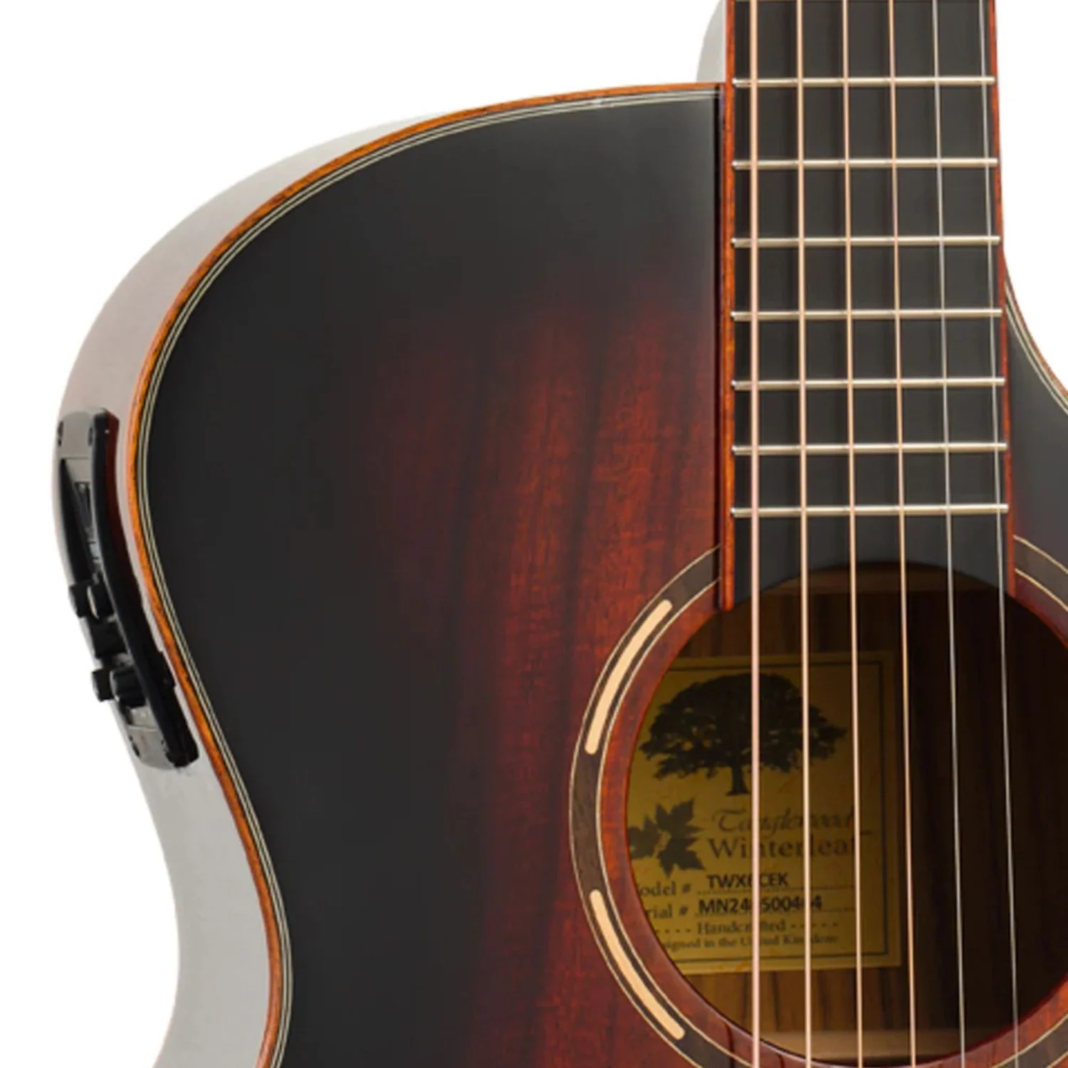 Tanglewood TWX6CEK Winterleaf Venetian Cutaway Electro Acoustic Guitar - Image 3