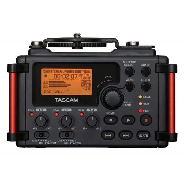 Tascam DR-60DMKII DSLR Mount High Resolution Portable Field Recorder