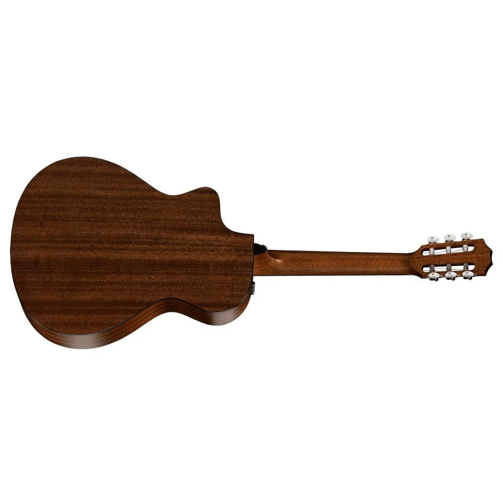 Taylor 312ce-N Grand Concert Nylon String Electro Acoustic Guitars With Bag- Natural - Image 2