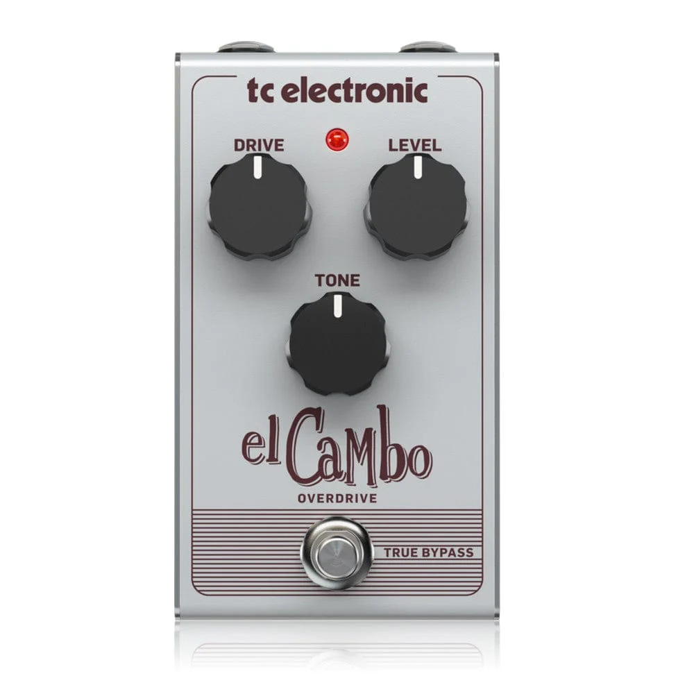 TC Electronic EL CAMBO Classic Tube Overdrive Pedal with 3 Knob
