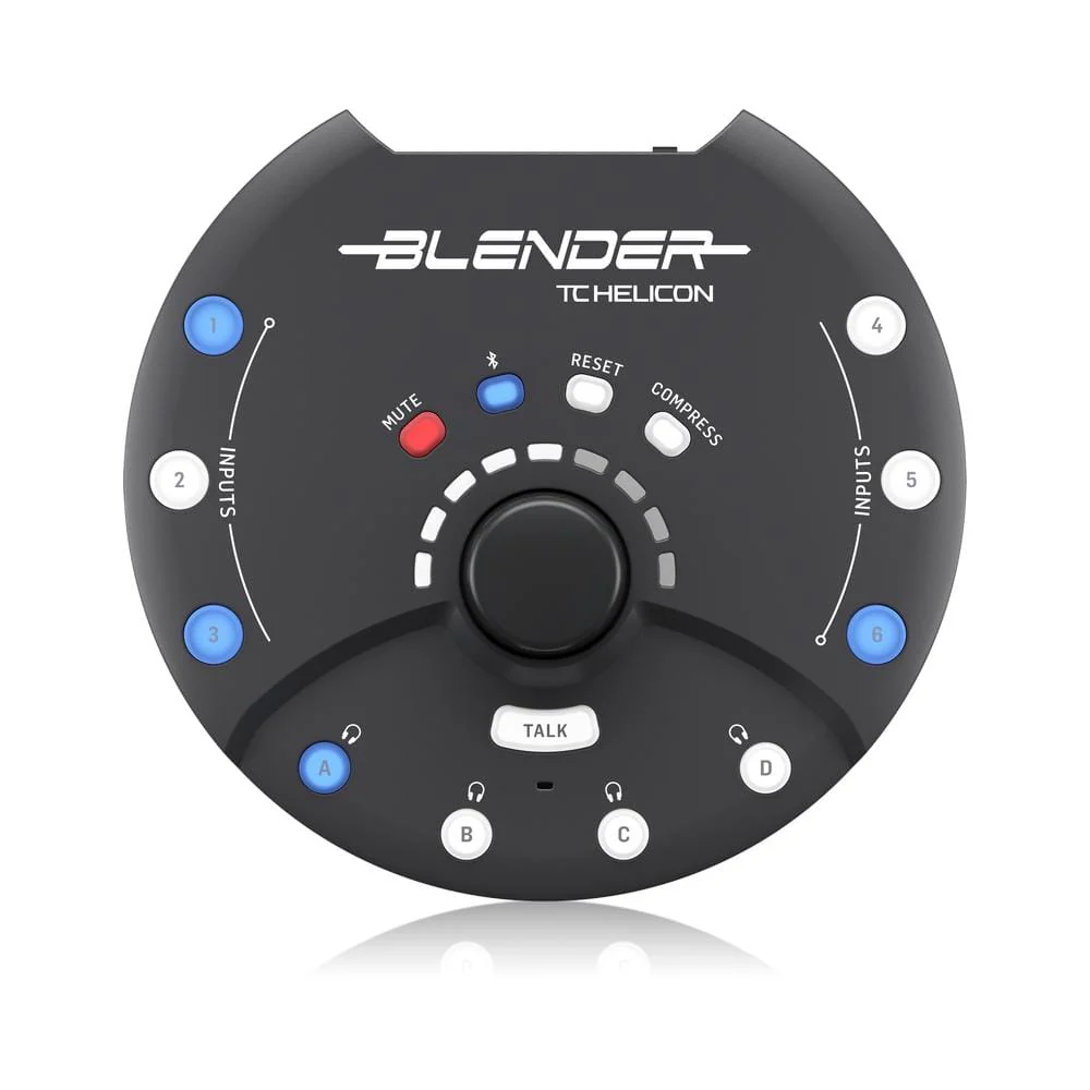 TC Helicon Blender Portable Stereo Mixer with USB Audio Interface and Remote Control