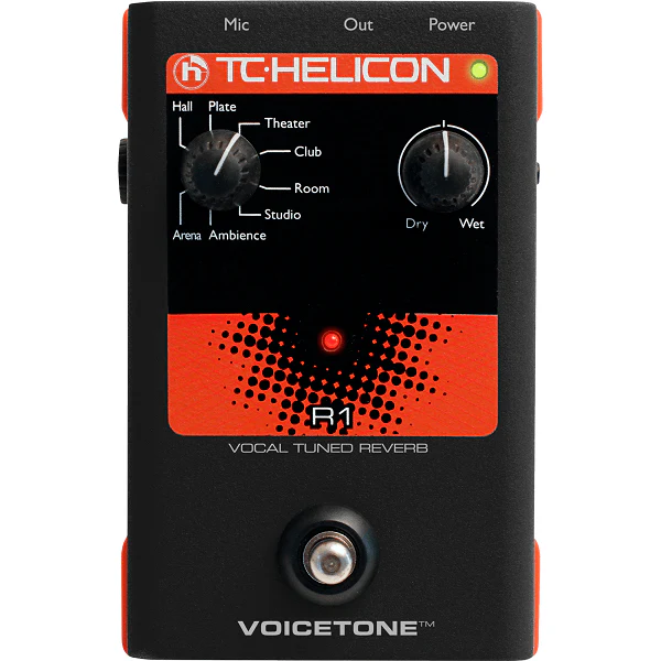 TC Helicon VoiceTone Single R1 Vocal Tuned Reverb