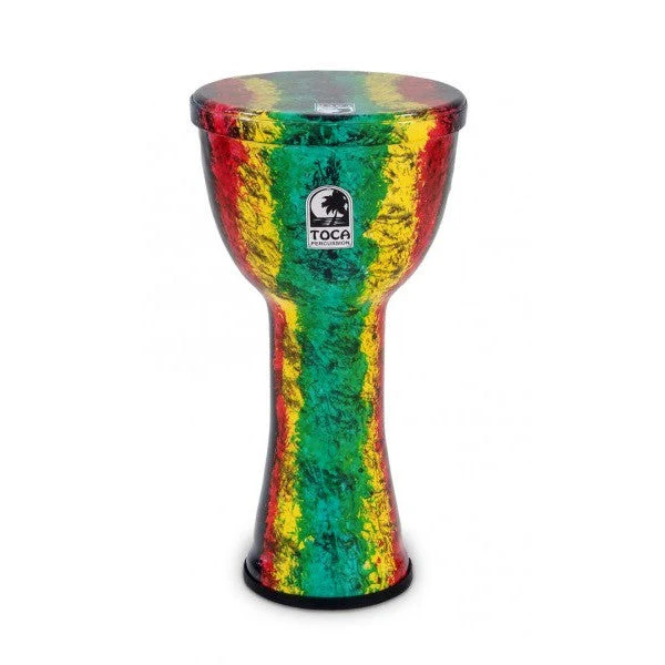 Toca SFDL-10RB Lightweight Series 10-Inch Hand Drum - Rasta Finish