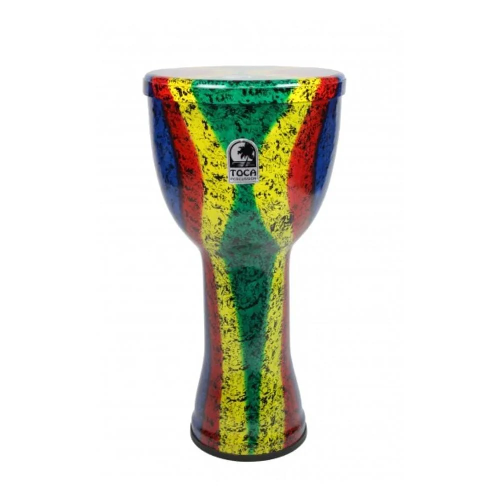Toca SFDL-RB Freestyle Lightweight Series Djembe With Bag- Rasta