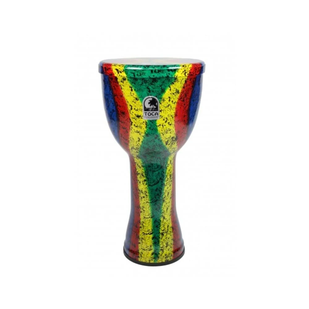 Toca SFDL-RB Freestyle Lightweight Series Djembe With Bag- Rasta - Image 2