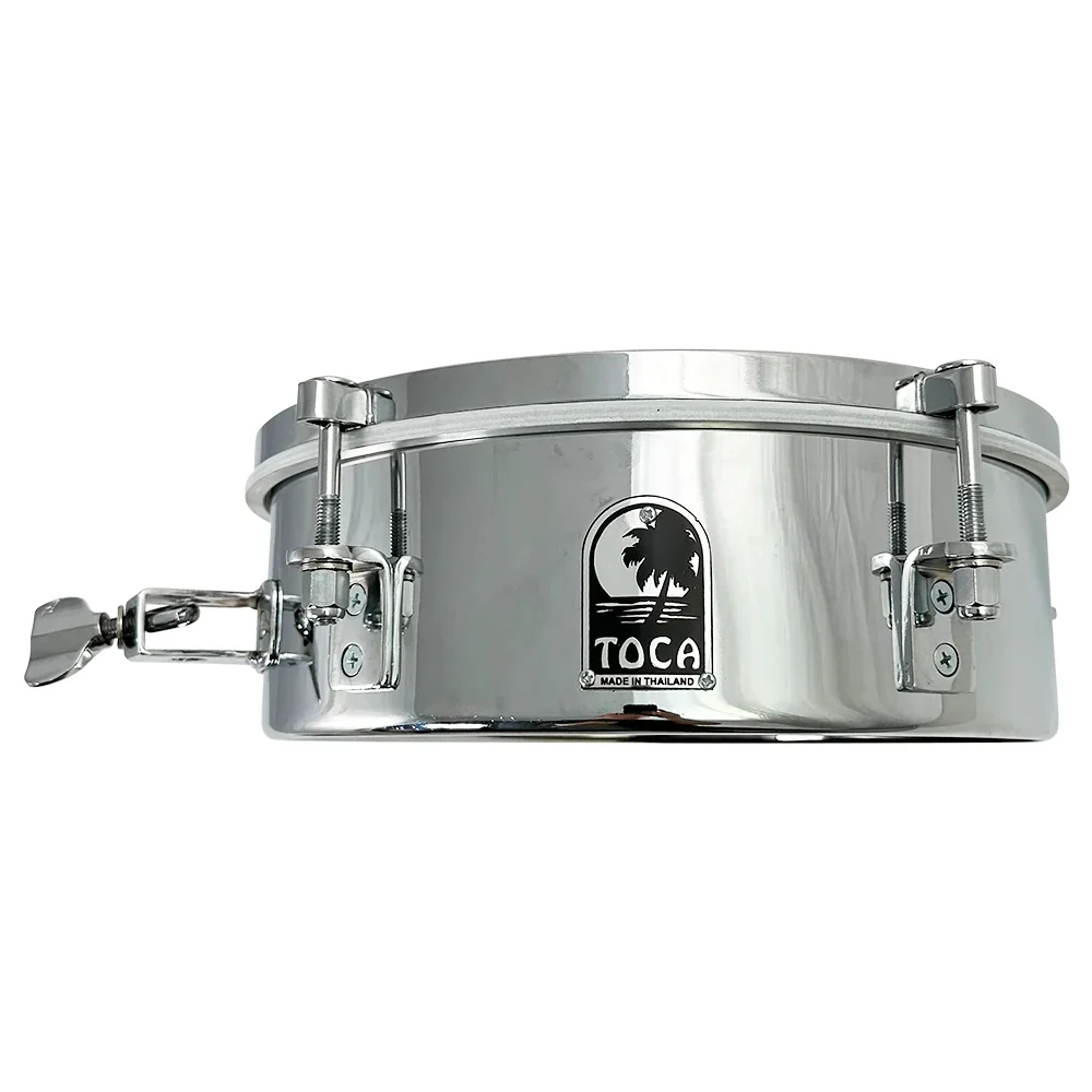 Toca T-412-SS 4" Steel Snare Timbale - Image 2