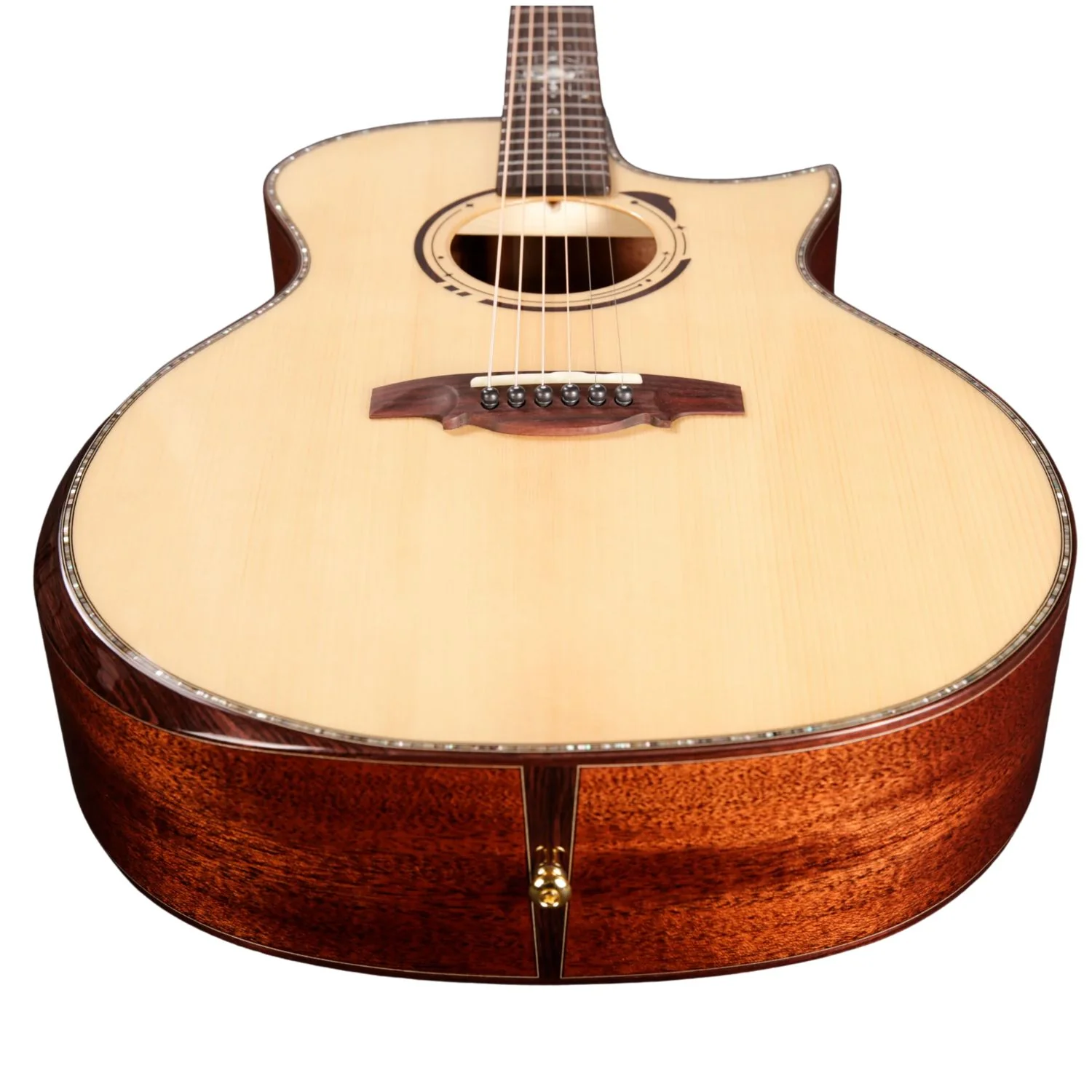 Tyma Star Sea Custom Series All-Solid Grand Auditorium Electro Acoustic Guitar - Image 2