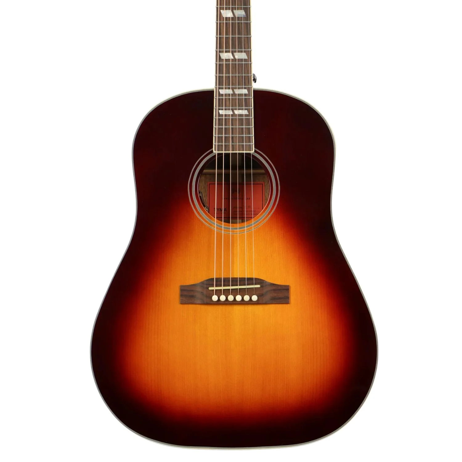 Tyma TJ45 Red Label Series Jumbo Electro Acoustic Guitar - Image 2