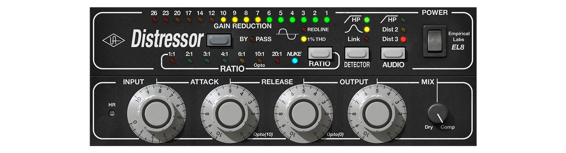 UAD Empirical Labs EL8 Distressor Comp: Compressor Plugin