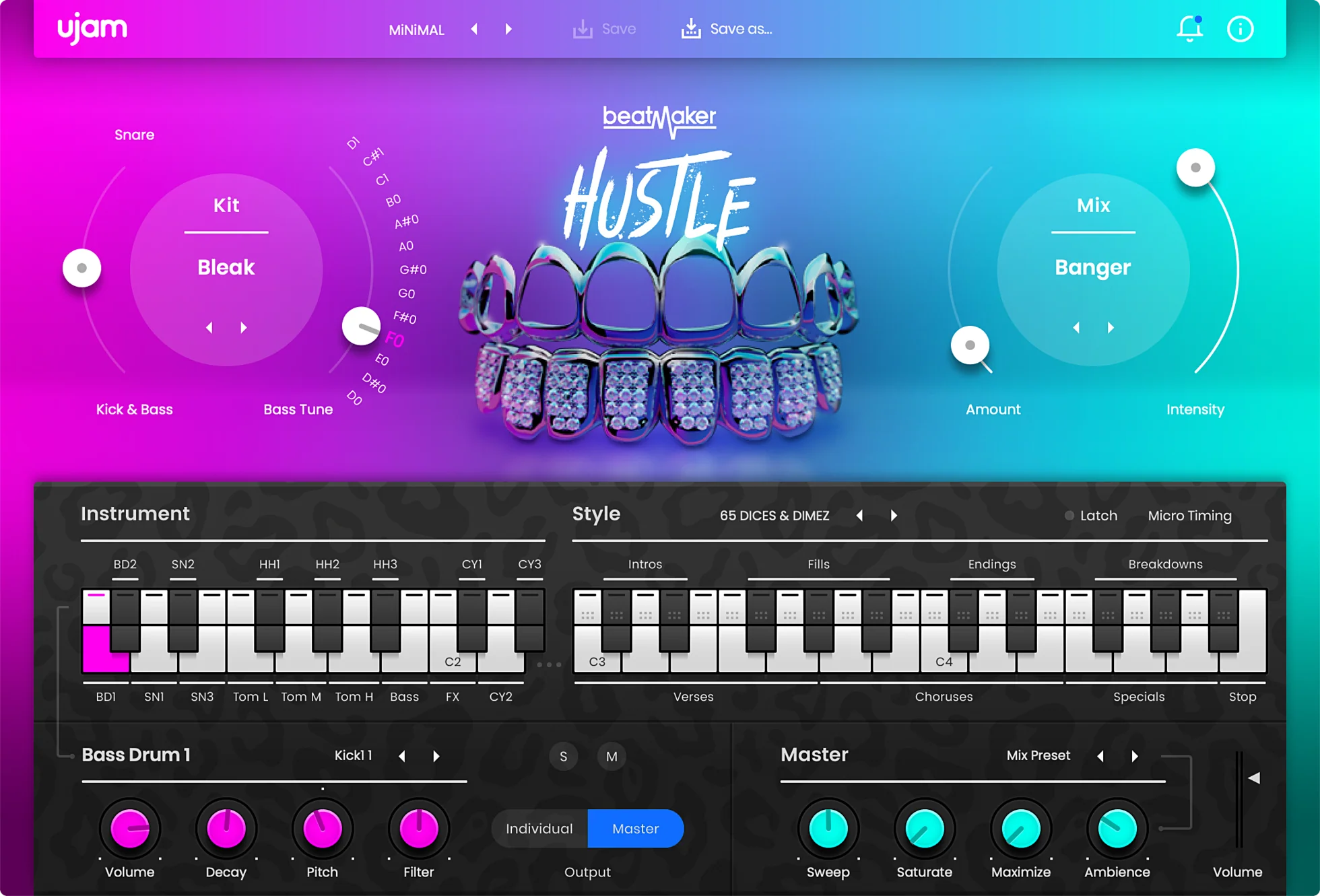 UJAM HUSTLE 2: Drum Machine – Professional Audio Software & Plugin - Image 2