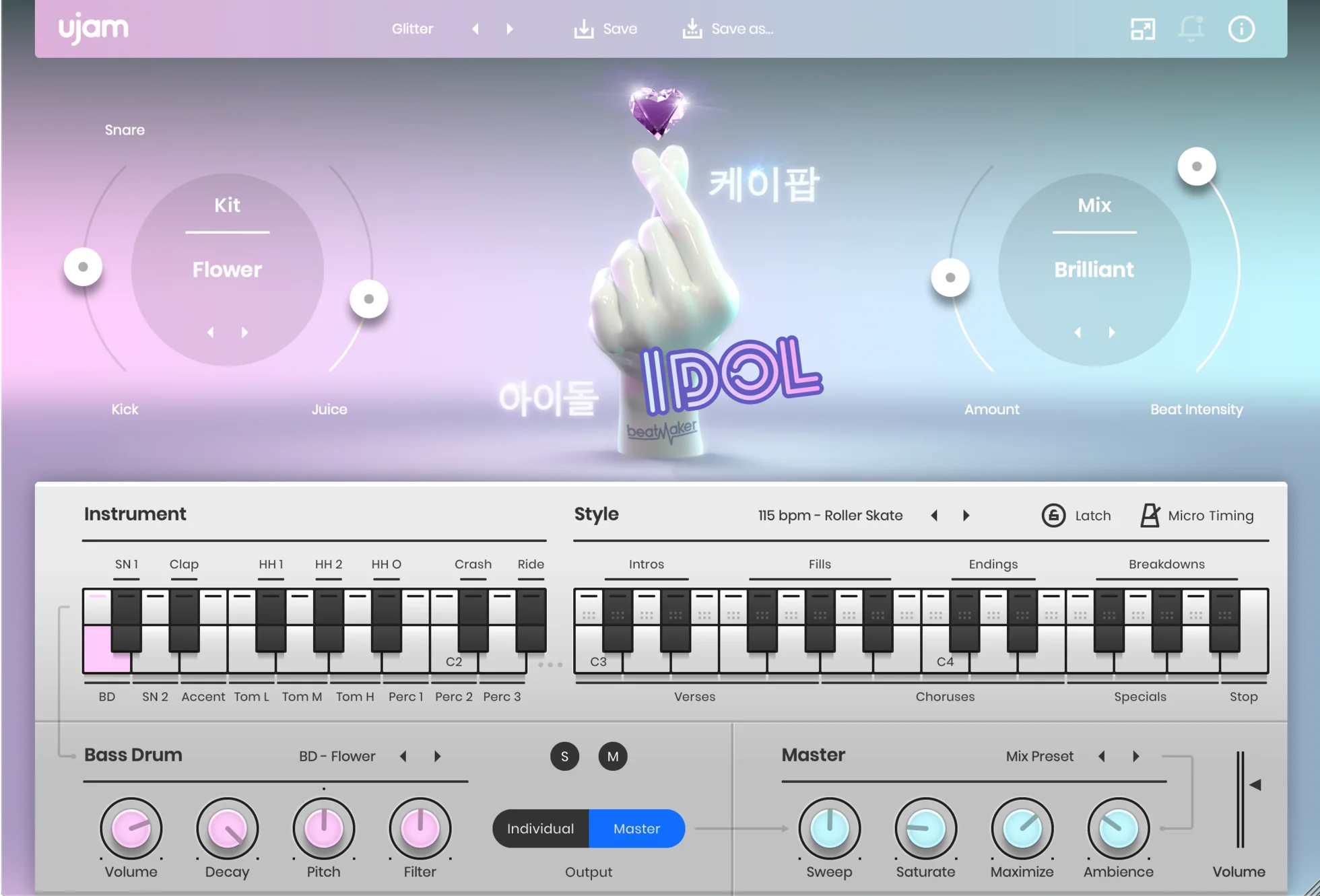 UJAM IDOL: Drum Machine – Professional Audio Software & Plugin