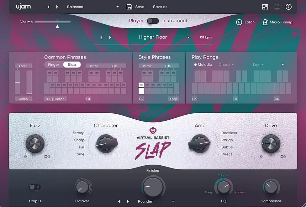 UJAM SLAP: Bass Instrument – Professional Audio Software & Plugin